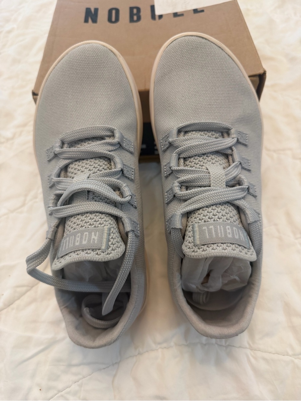 NOBULL Light Gray Canvas Low-Top Sneakers - Picture 4 of 4